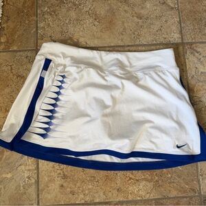 Nike Dri-FIT White and Navy Skirt